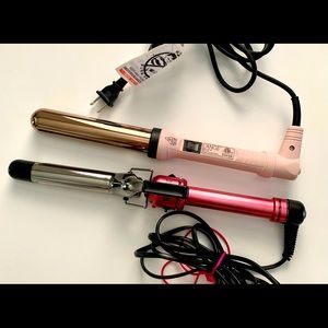 Set of 2: L’ange Ondulé wand & Hot tools Titanium